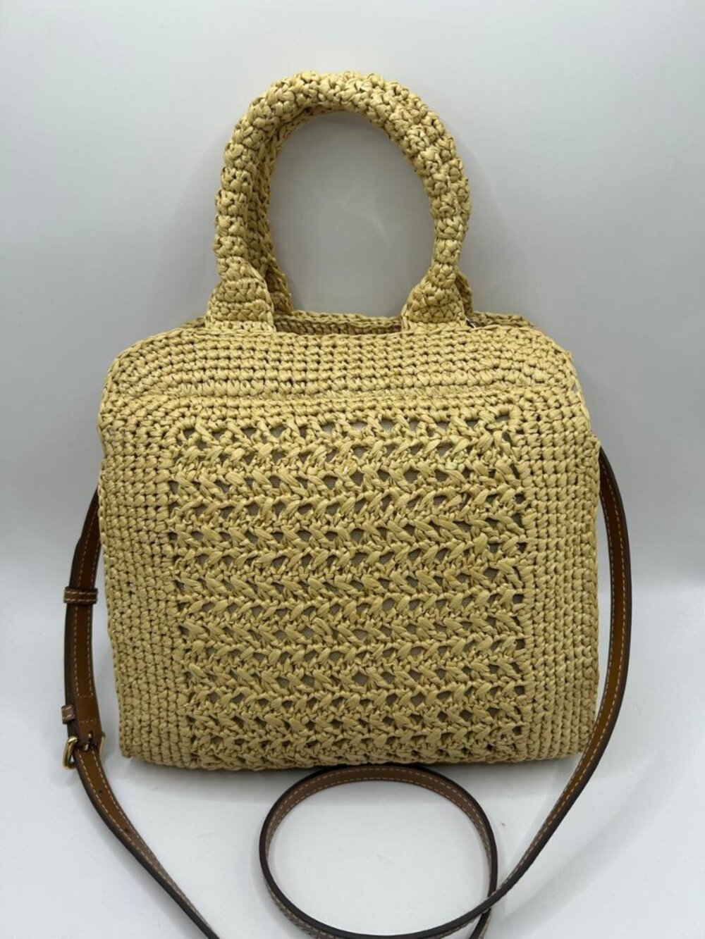 MIU MIU RAFFIA BAG - Picture 6 of 7